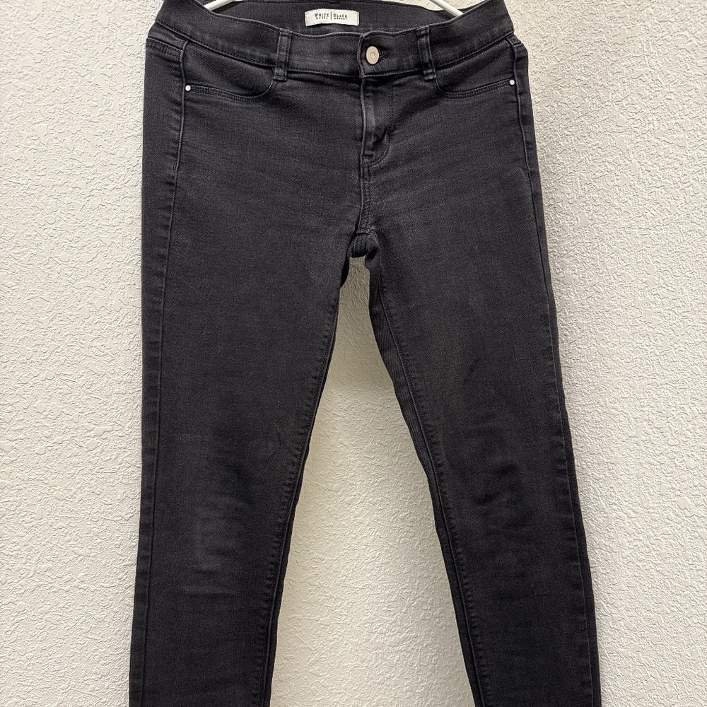 Stretch black jeans